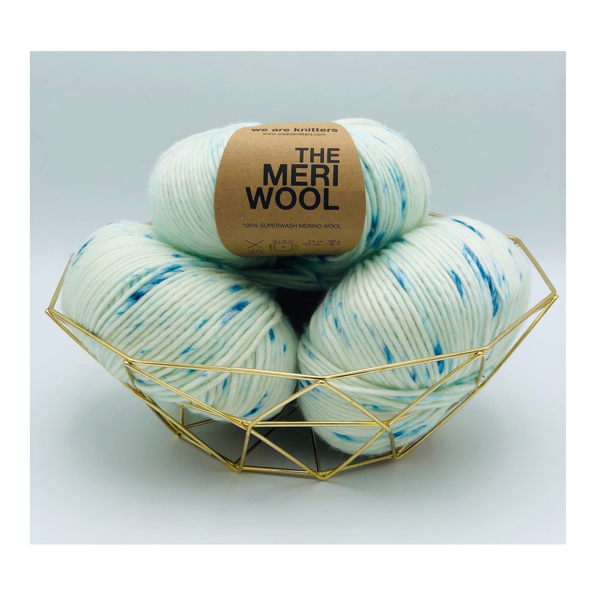 Meriwool - Sprinkle Blue  West Village Knit & Needle